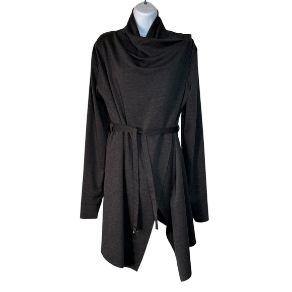 Ruti Alembika Montana Cardigan Jacket Size 1 Small 6 8 Charcoal Gray Lagenlook - Picture 1 of 7